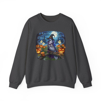 Blue Jay Halloween Bird Sweatshirt - Spooky Halloween Costume for Bird Lovers