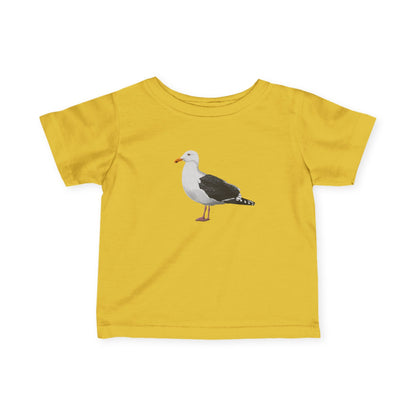 Süßes Möwe Vogel Tiermotiv T-Shirt für Babys und Kleinkinder