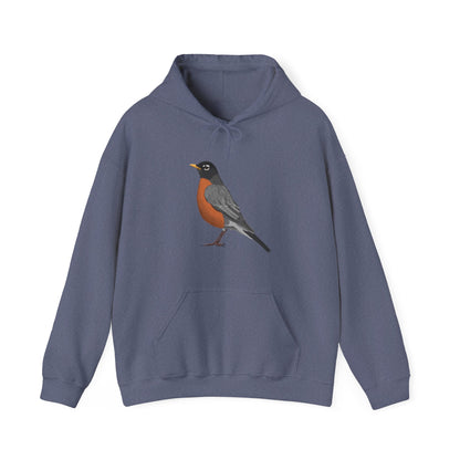 Robin Bird Birdwatching Birder Hoodie