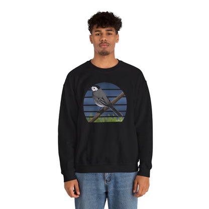 White Wagtail Birdlover Ornithologist Bird Sweatshirt