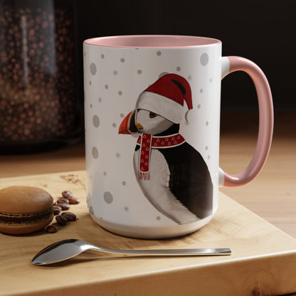 Puffin Christmas Bird Coffee Mug