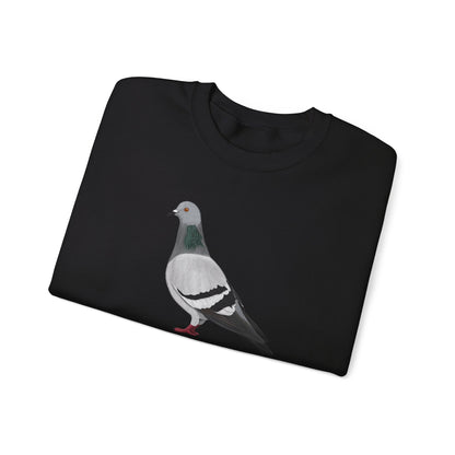 Pigeon Bird Watcher Biologist Crewneck Sweatshirt