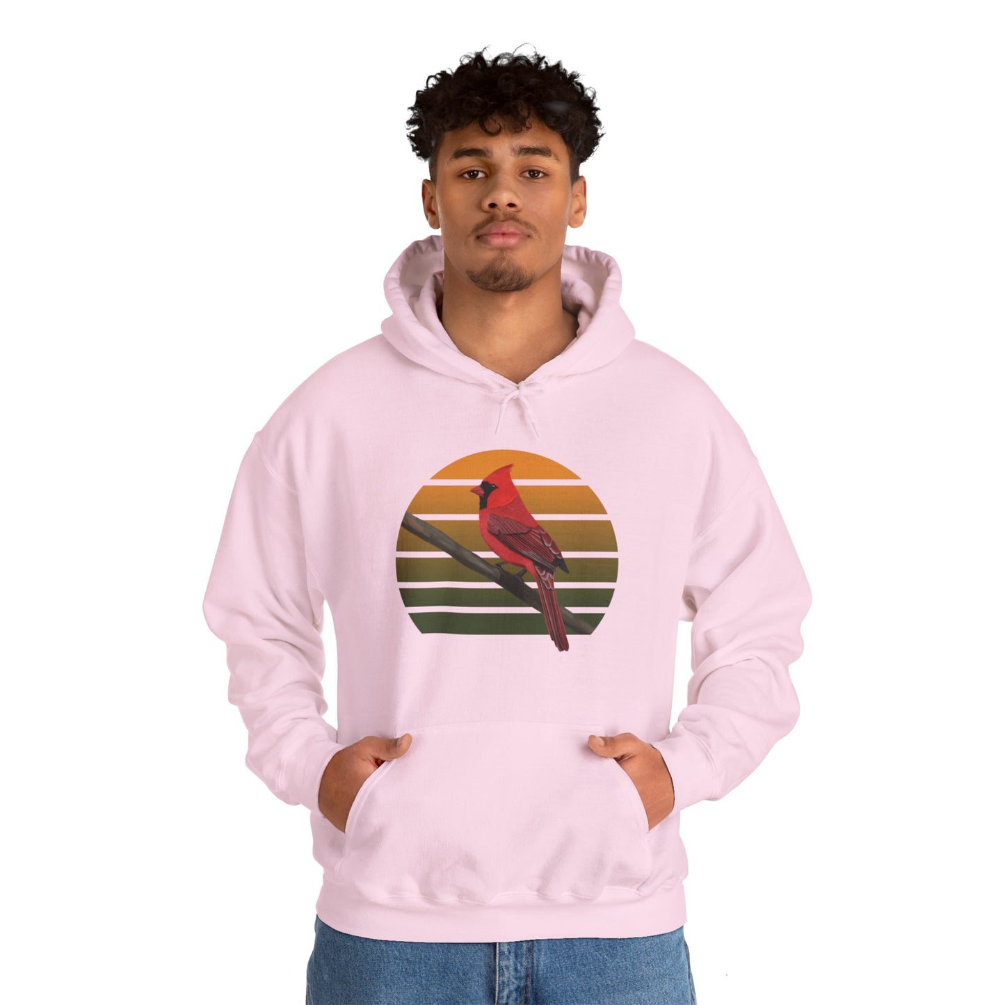 Cardinal Bird Hoodie