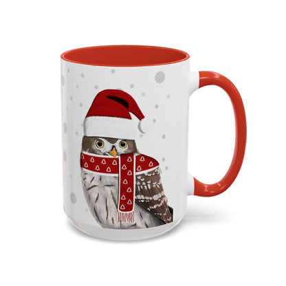 Owl Christmas Bird Coffee Mug