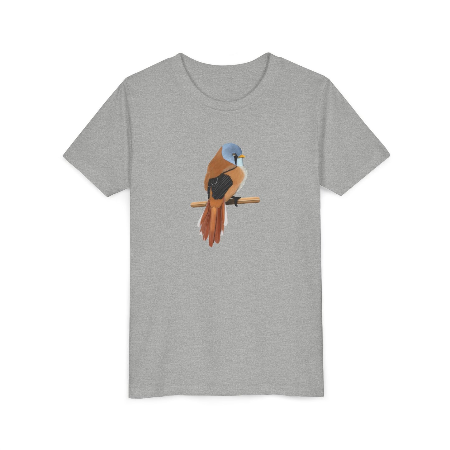 Bearded Reedling Birding & Birdwatching Bird Youth T-Shirt