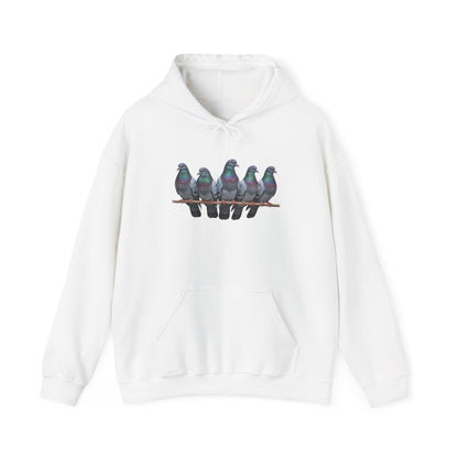 Tauben Hoodie - Vogel Kapuzenpullover für Vogelbeobachter & Naturliebhaber mit Vogelmotiv
