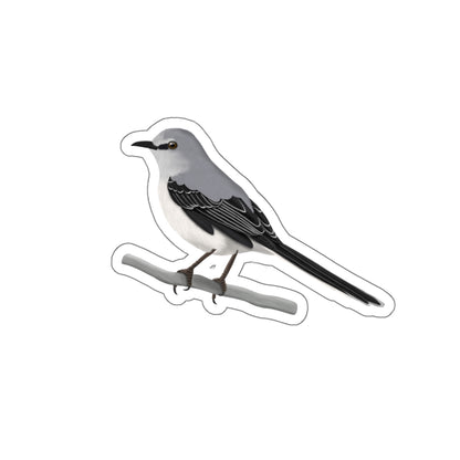 mockingbird bird art sticker