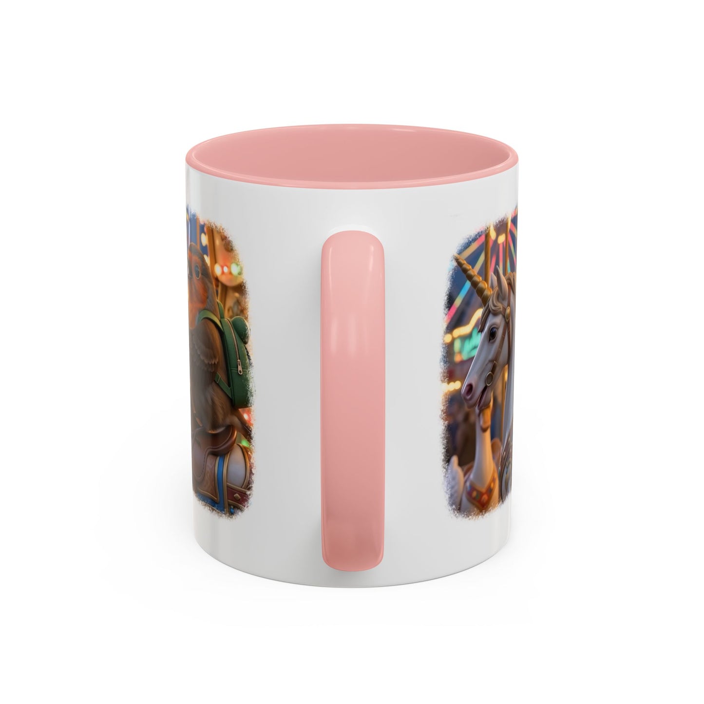 Robin Rosi Unicorn Carousel Premium Mug for Bird Lovers