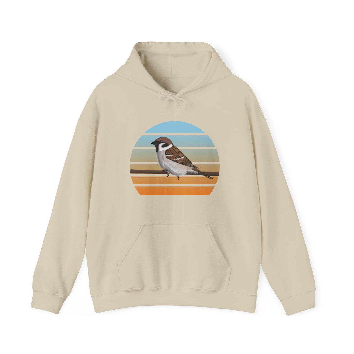 Tree Sparrow Bird Hoodie