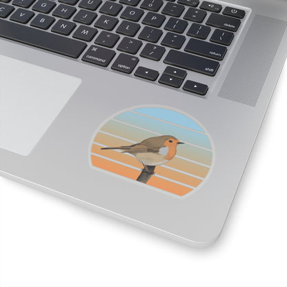 European Robin Bird Sticker