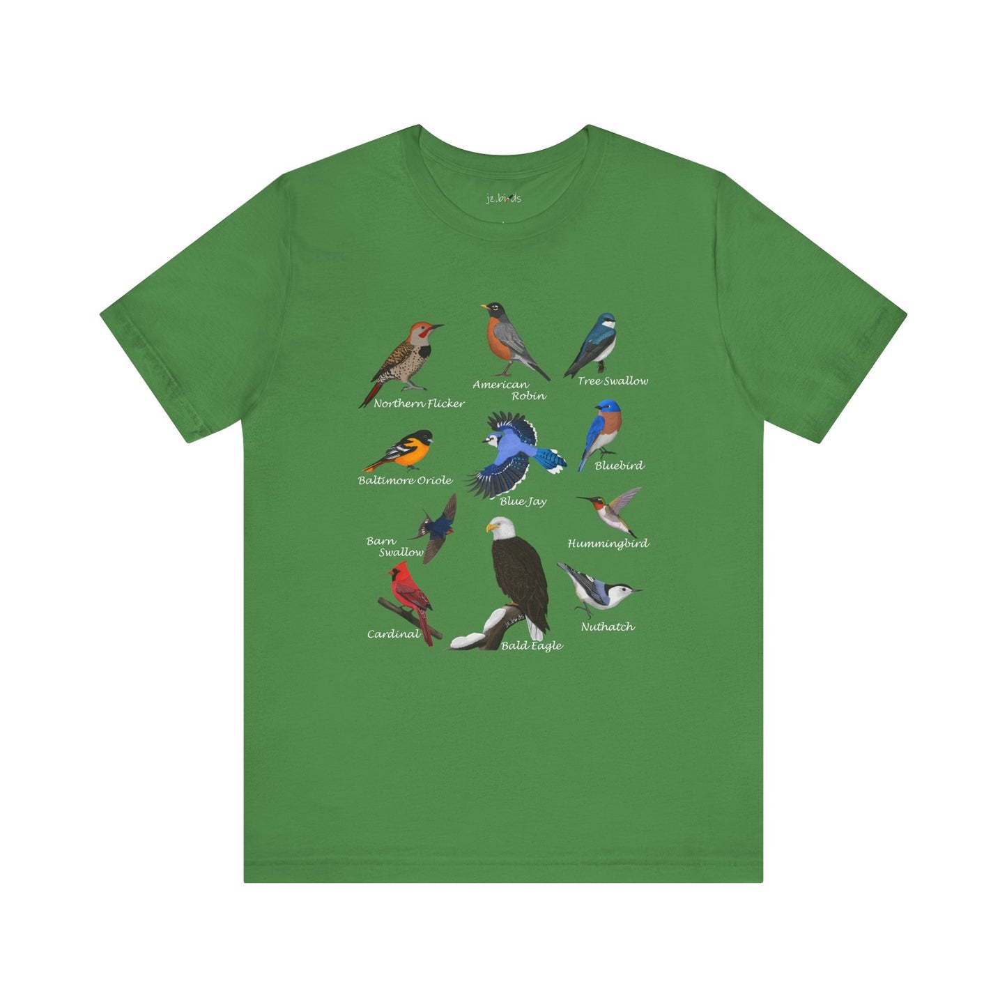 Blue Jay Cardinal Hummingbird Robin Bald Eagle Birding & Birdwatching Bird T-Shirt