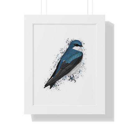 Tree Swallow Bird Framed Poster