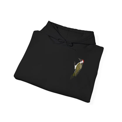 Grünspecht Hoodie - Vogel Kapuzenpullover für Vogelbeobachter & Naturliebhaber mit Vogelmotiv