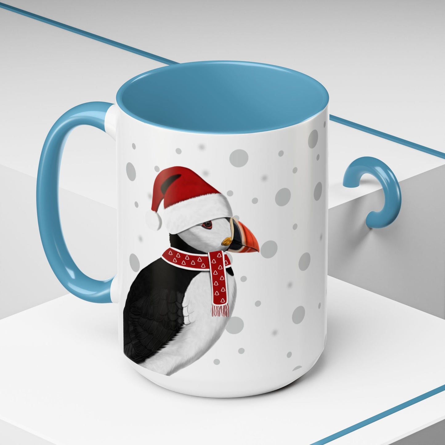 Puffin Christmas Bird Coffee Mug