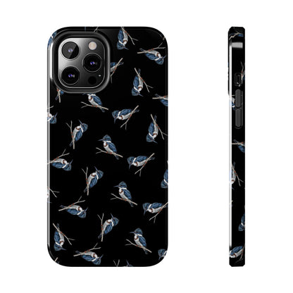 Belted Kingfisher Phone Case – iPhone Black – Premium Tough Cover for Bird Lovers
