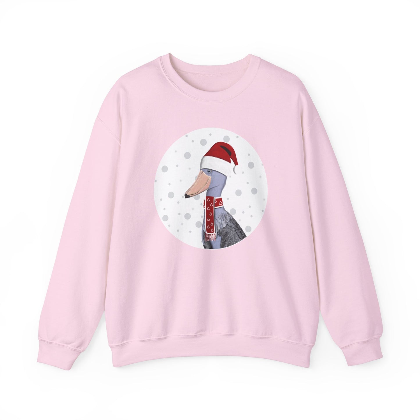 Shoebill Santa Claus Christmas Birdwatcher Biologist Bird Sweatshirt