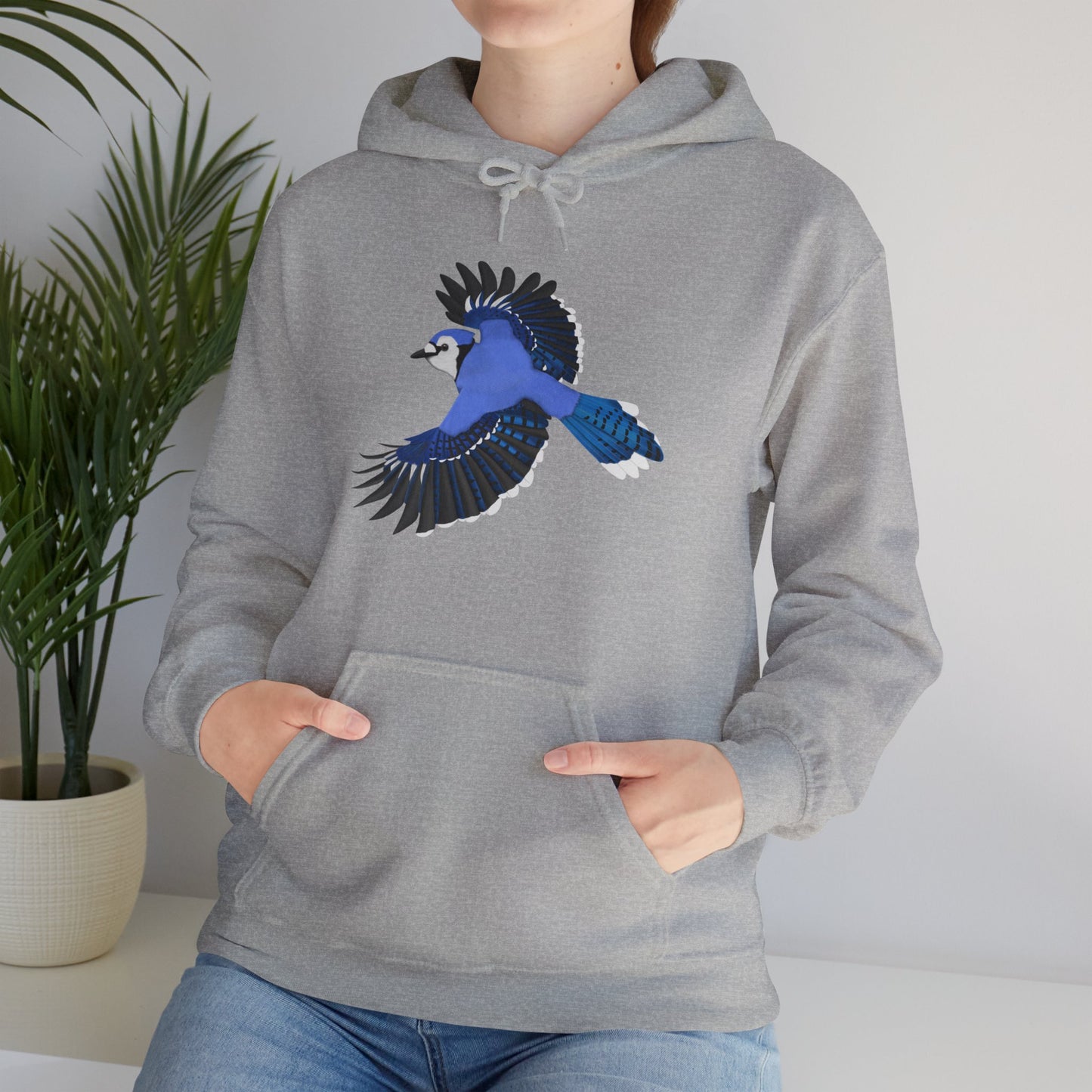 Blue Jay Bird Birdwatcher Biologist Birdlover Hoodie