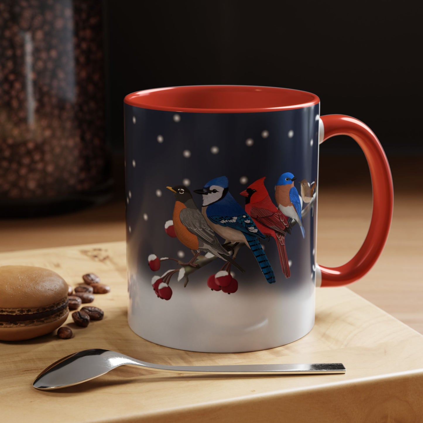 Backyard Birds Coffee Mug | Ceramic Christmas Gift for Bird Lovers