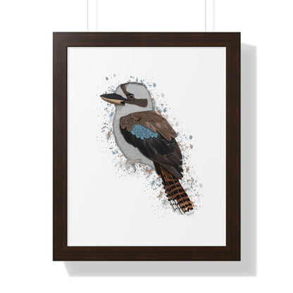 Kookaburra Bird Framed Poster