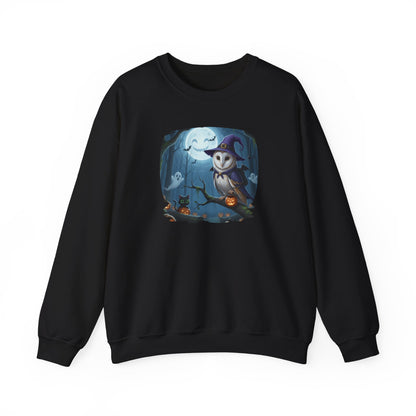 Barn Owl Halloween Bird Sweatshirt - Spooky Halloween Costume for Bird Lovers