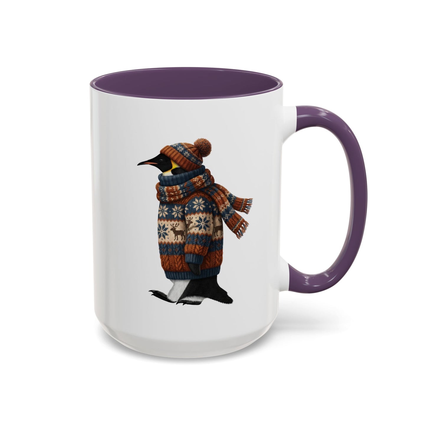 ペンギンの陶器製バードコーヒーマグ – バードウォッチャーへのカスタムギフト