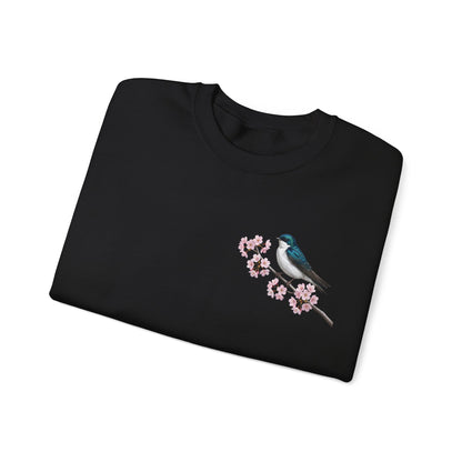 Tree Swallow Sweatshirt in Black