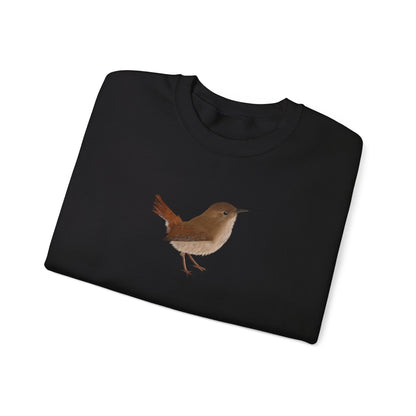 Wren Bird Watcher Biologist Crewneck Sweatshirt