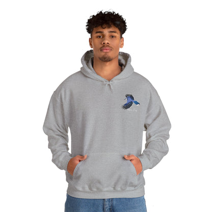 Blue Jay Birding Birdwatching Bird Hoodie