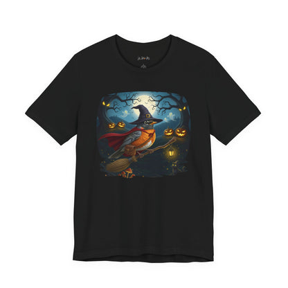 American Robin Halloween Bird T-Shirt - Spooky Halloween Costume for Bird Lovers