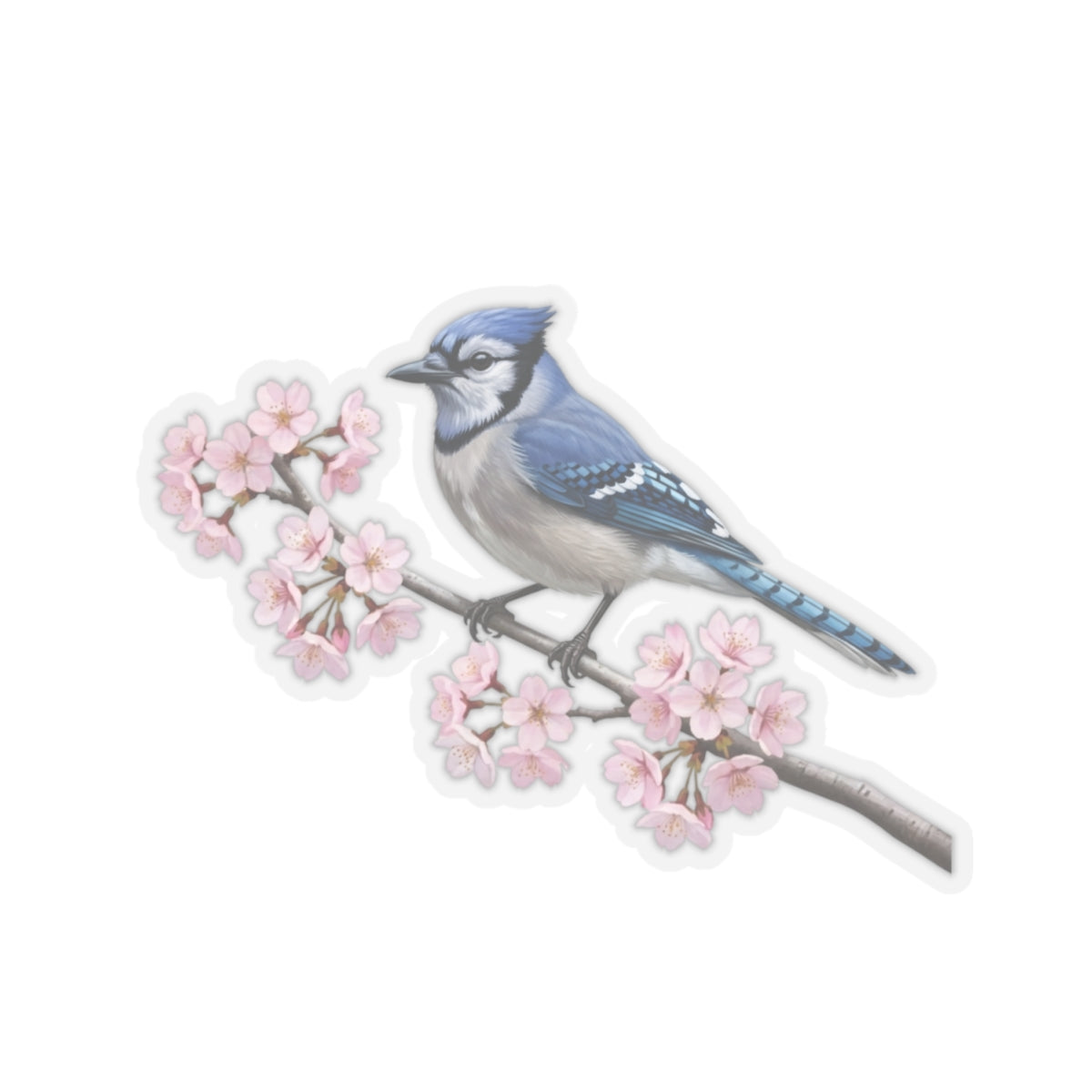 Blue Jay Stickers on bird sticker background
