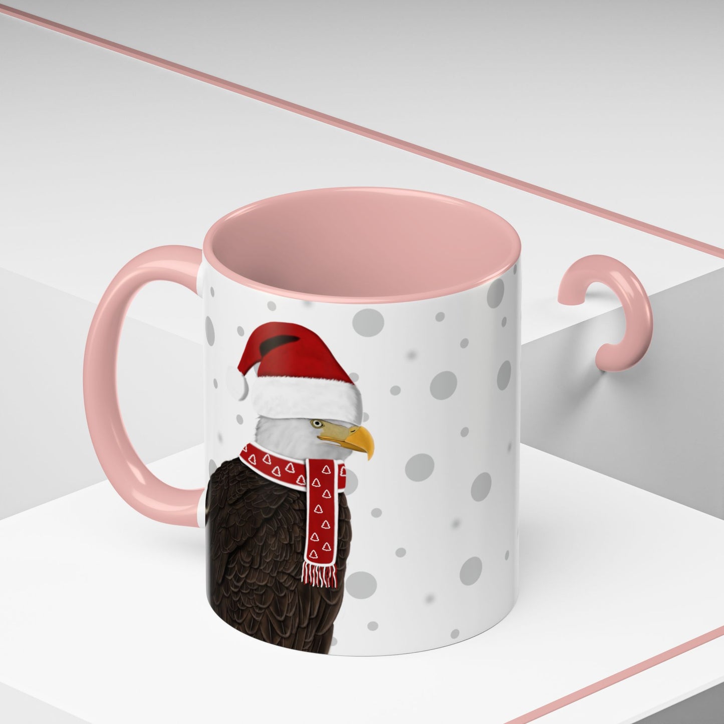 Bald Eagle Christmas Bird Coffee Mug