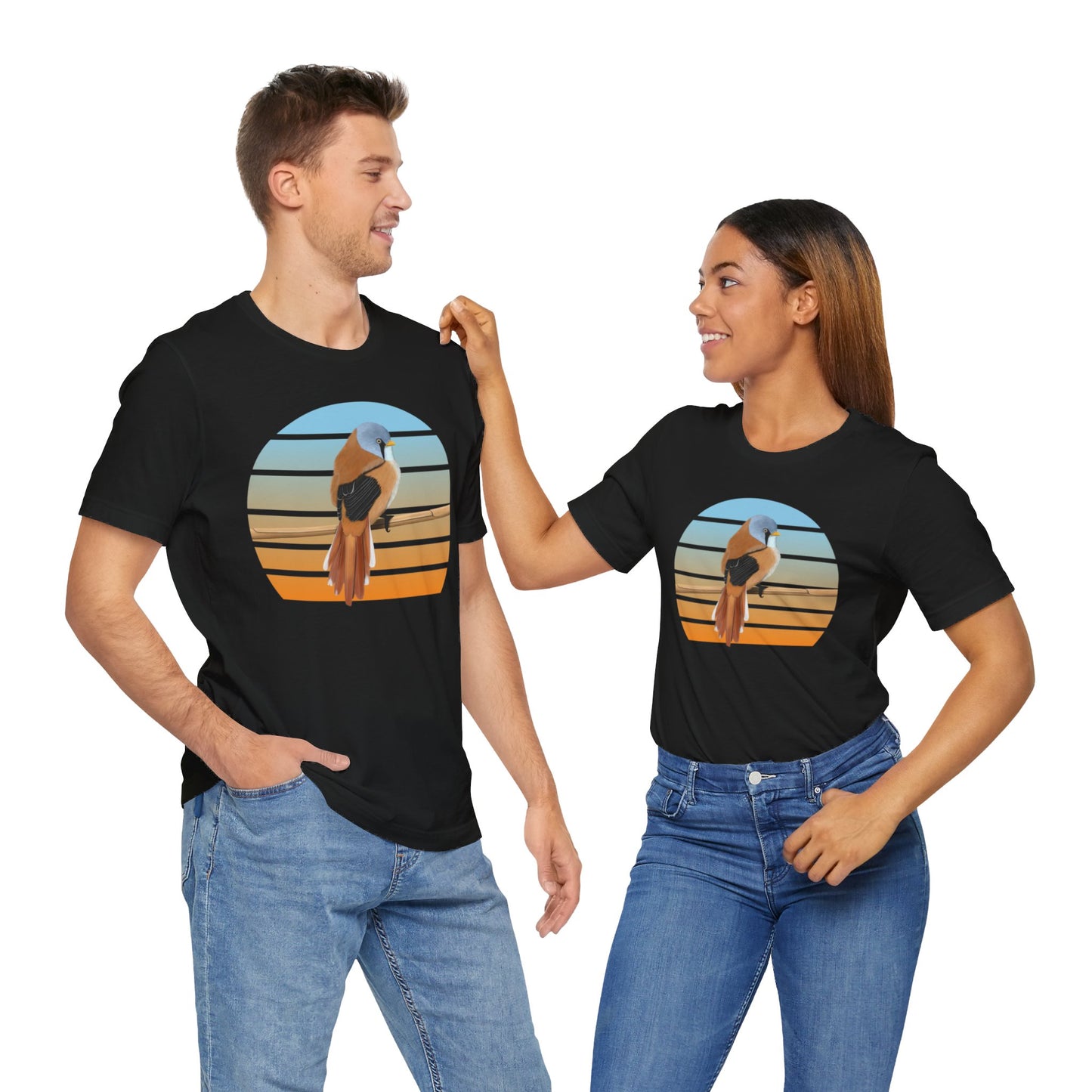 Bearded Reedling Birdwatcher Bird T-Shirt