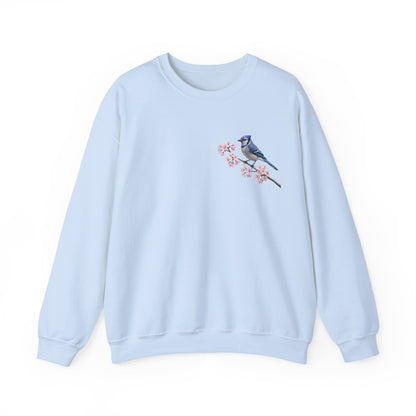 Blue Jay Sweatshirt – Animal Lover Gift, Avian Enthusiast