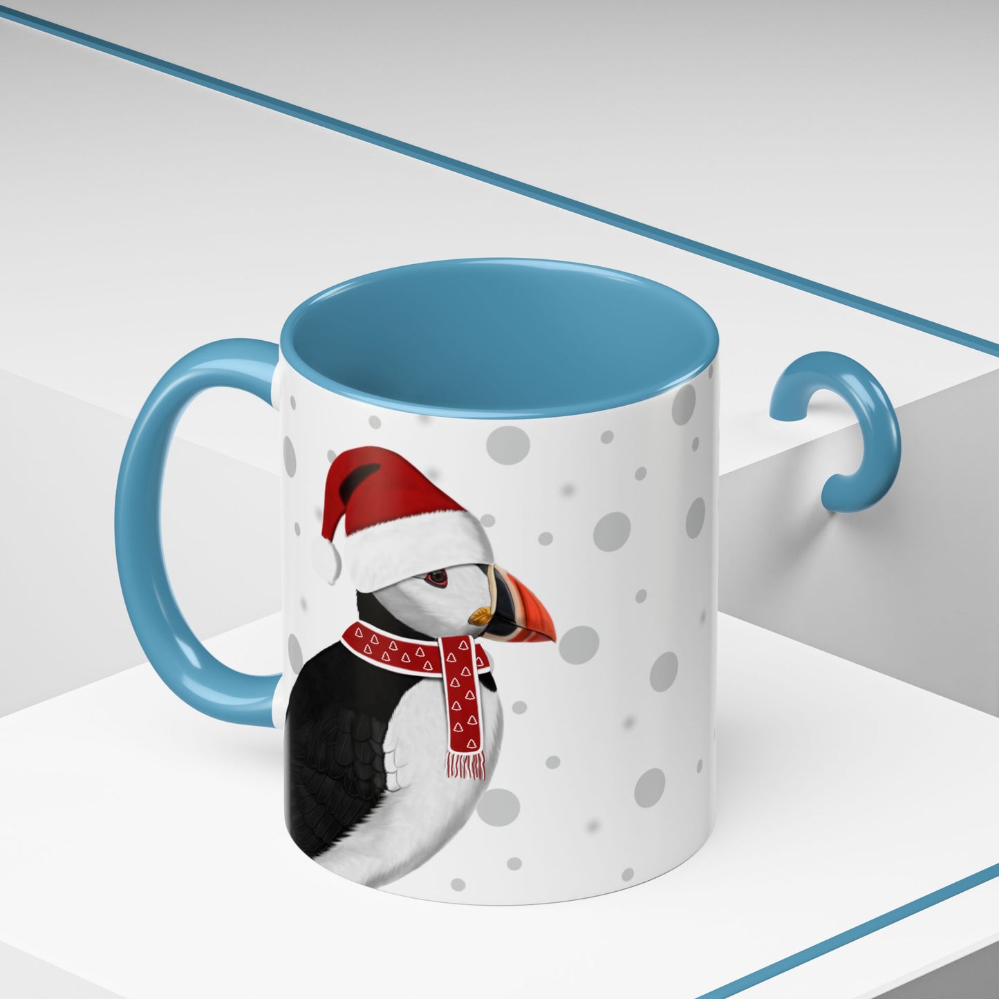 Puffin Christmas Bird Coffee Mug