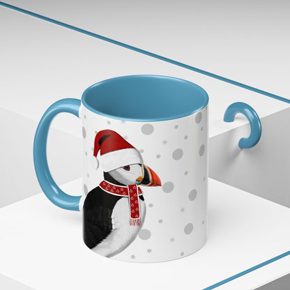 Puffin Christmas Bird Coffee Mug