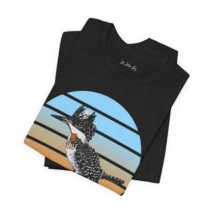 Crested Kingfisher Birdwatcher Bird T-Shirt