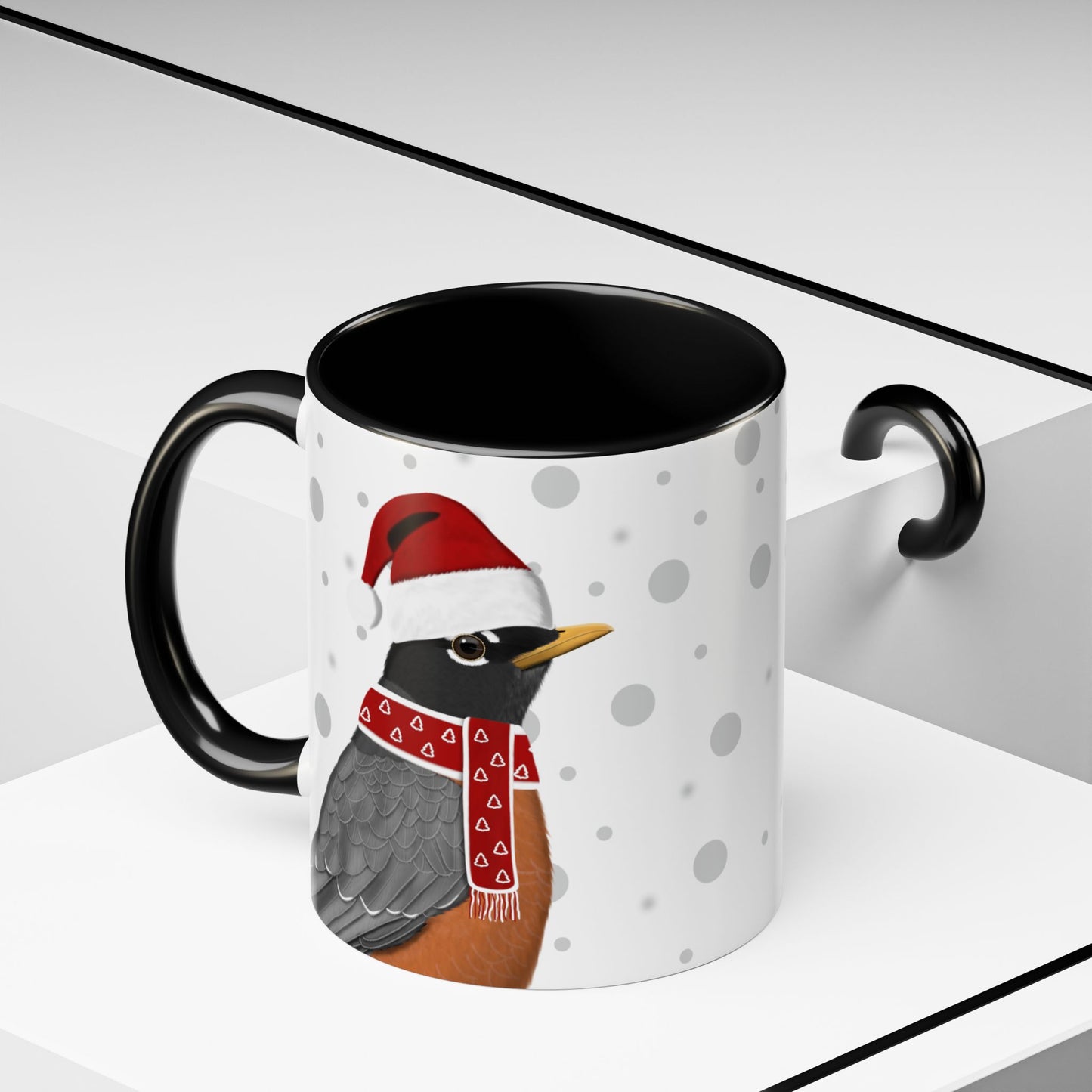 Robin Christmas Bird Coffee Mug