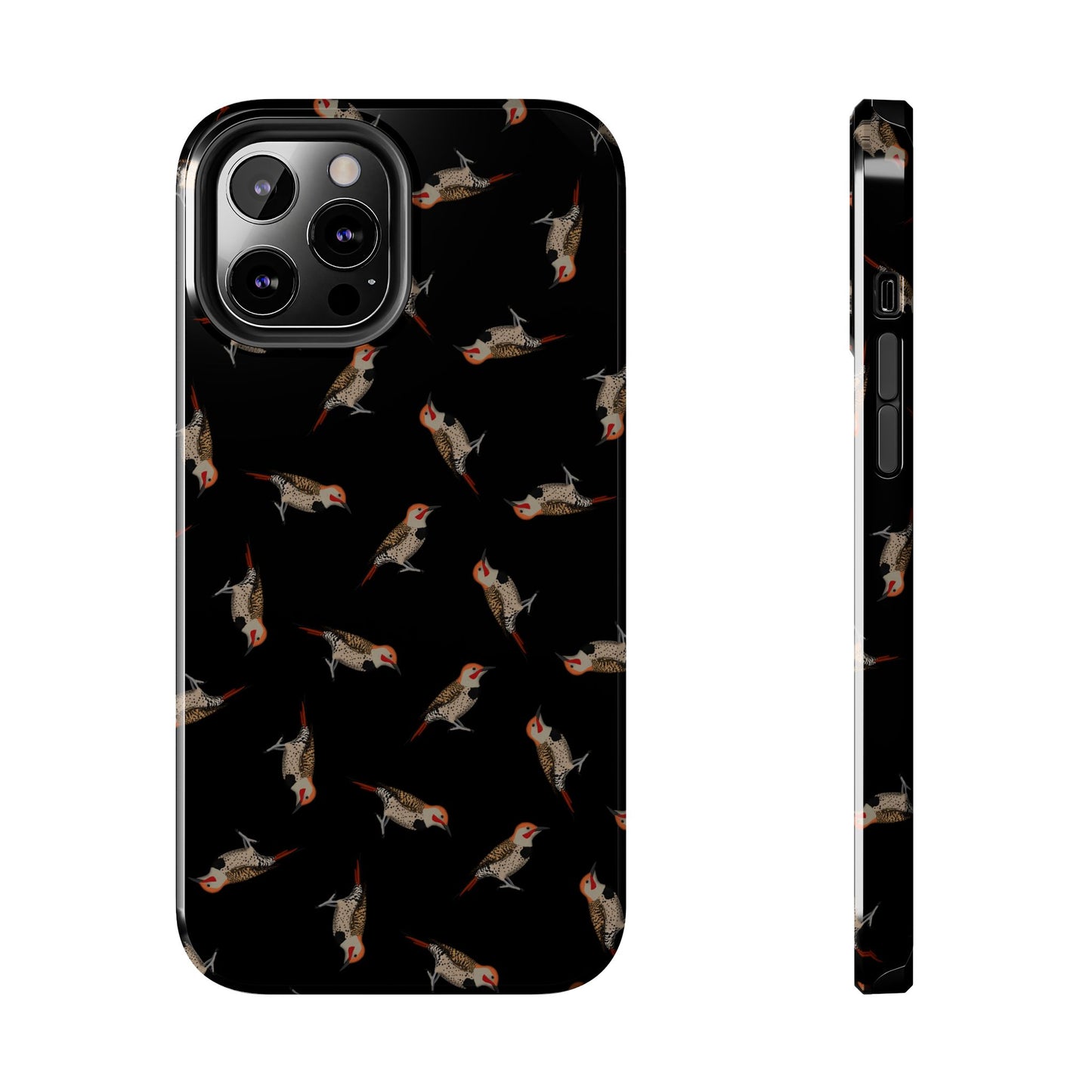 Flicker Phone Case – Northern iPhone Black – Premium Tough Cover for Bird Lovers