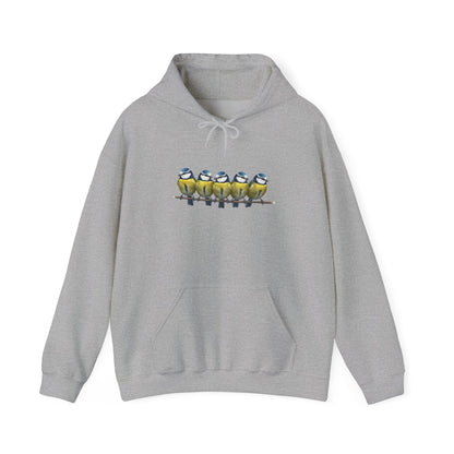 Blaumeisen Hoodie - Vogel Kapuzenpullover für Vogelbeobachter & Naturliebhaber mit Vogelmotiv