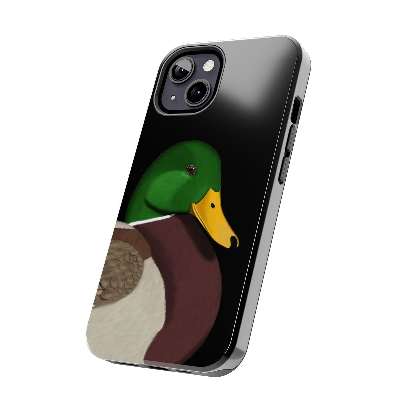 Mallard Bird Art Tough Phone Case Black