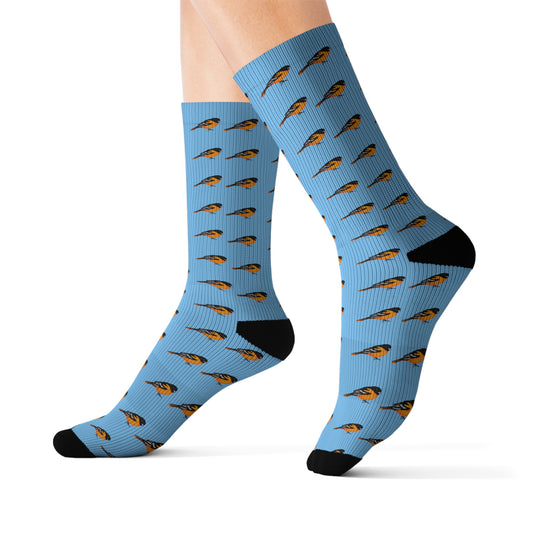 Oriole Bird Socks