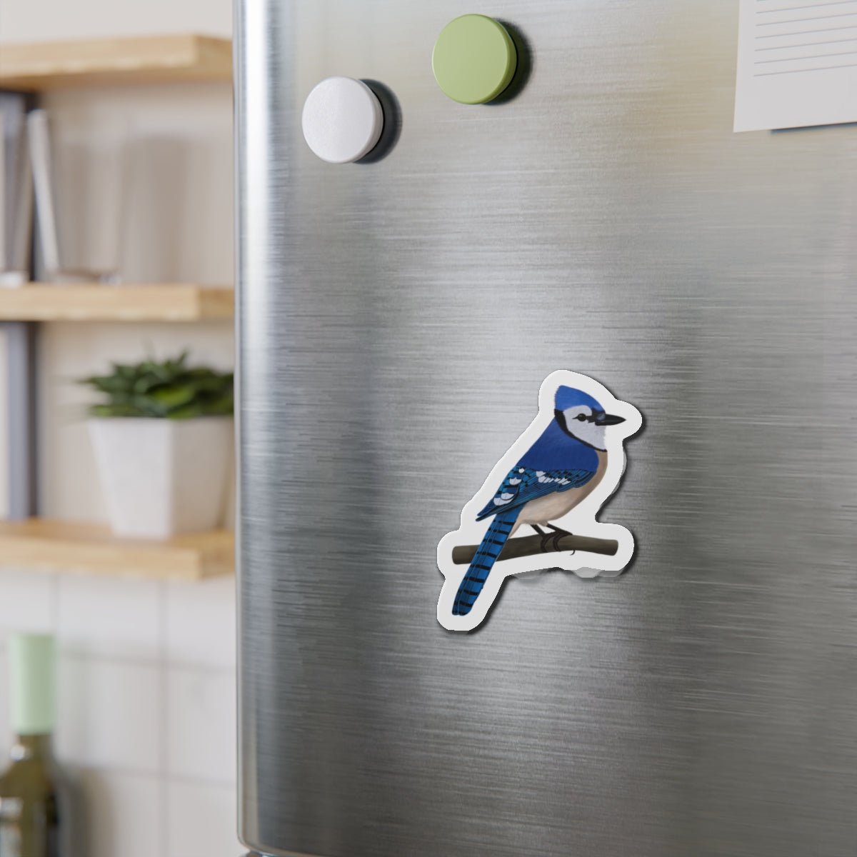 Blue Jay Bird Magnet