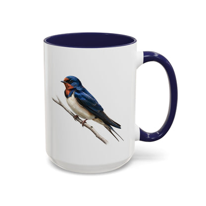 ツバメの陶器製コーヒーマグ – バードウォッチャーへのカスタムギフト