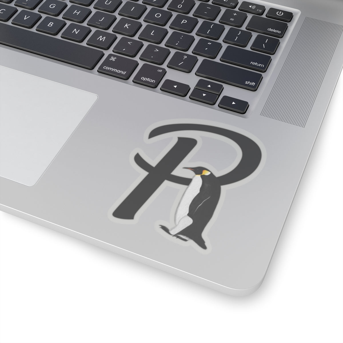 Penguin Letter P Bird Kiss-Cut Sticker