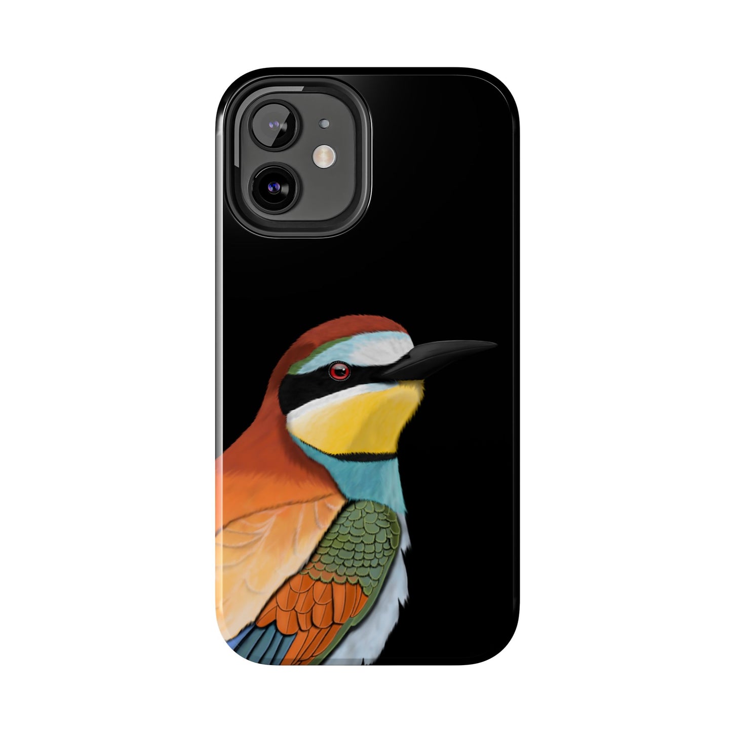 Bee Eater Bird Art Tough Phone Case Black