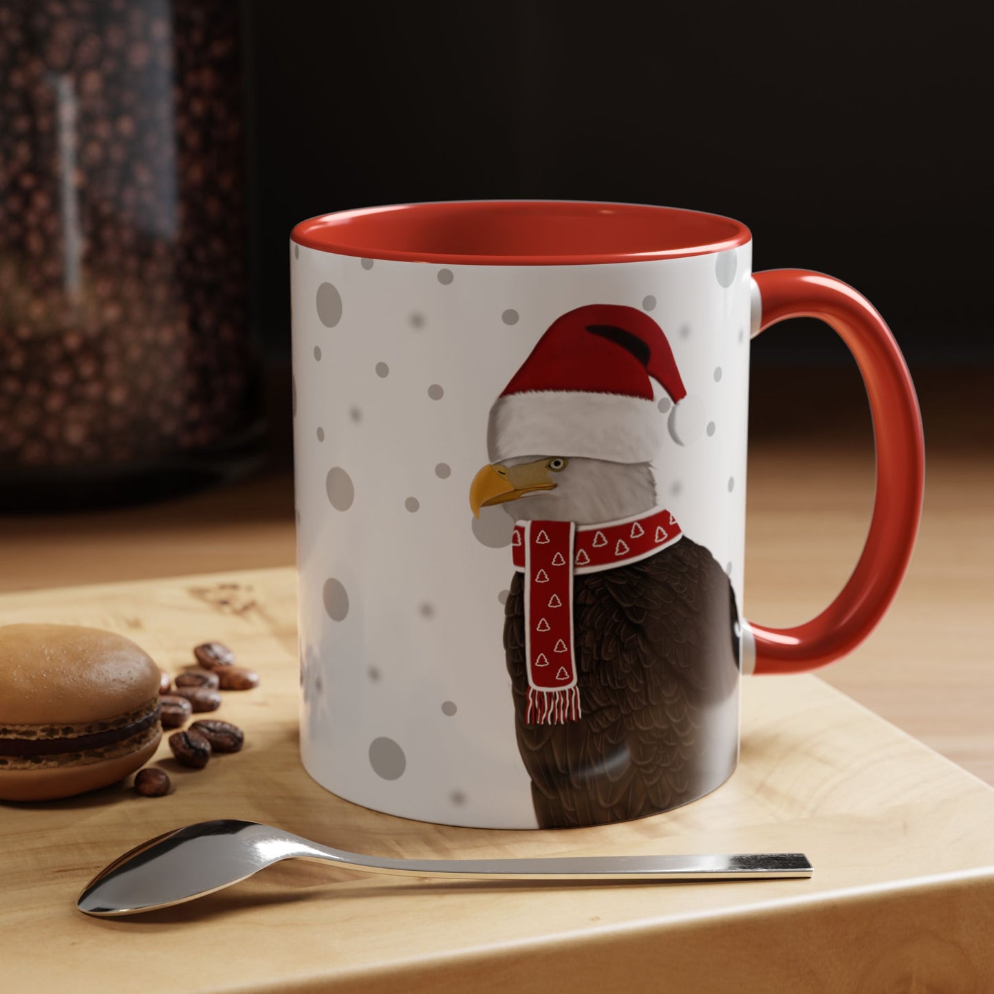 Bald Eagle Christmas Bird Coffee Mug