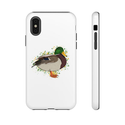 Stockente Ente Vogel iPhone & Google Pixel Vogelmotiv Handyhülle Weiß