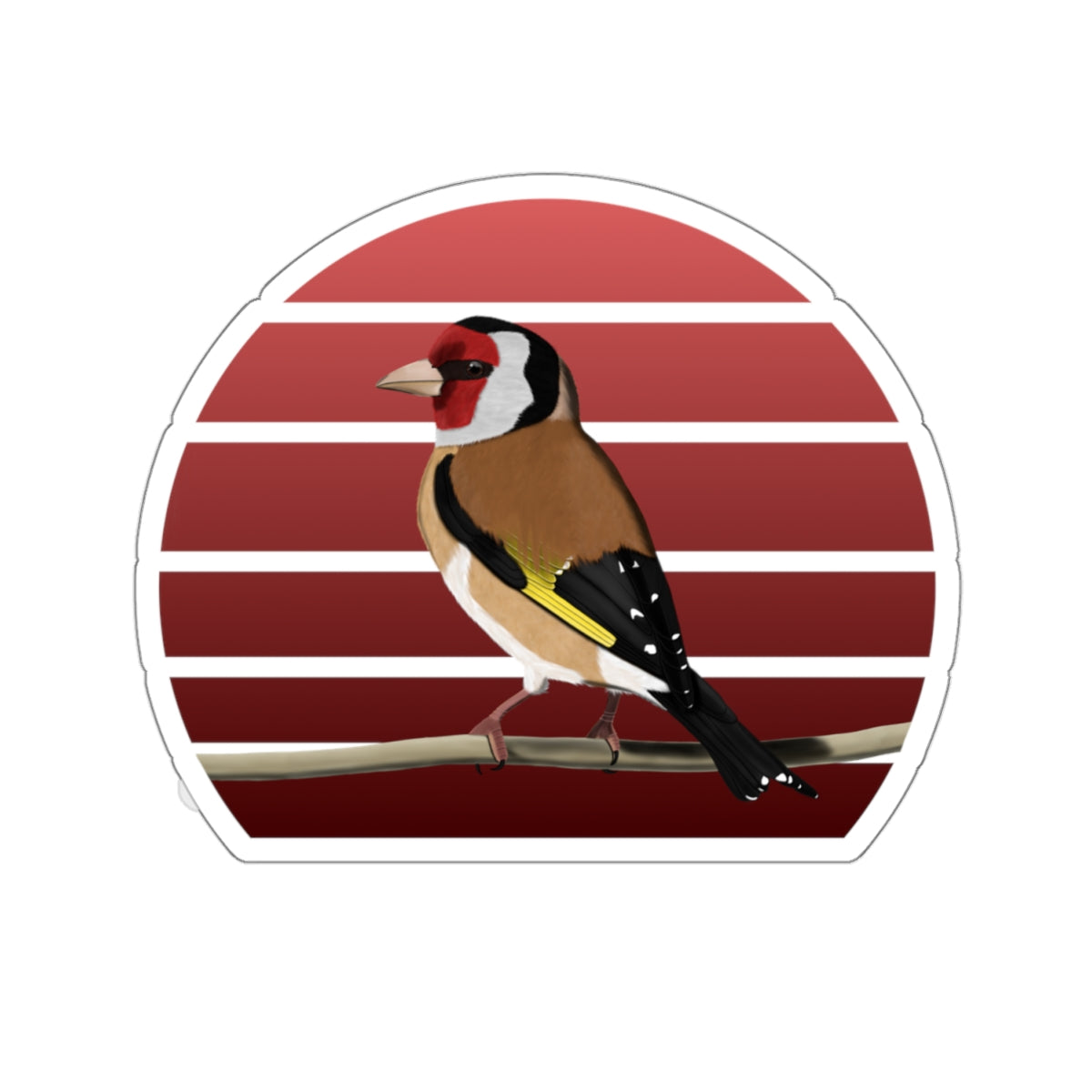 Goldfinch Bird Sticker