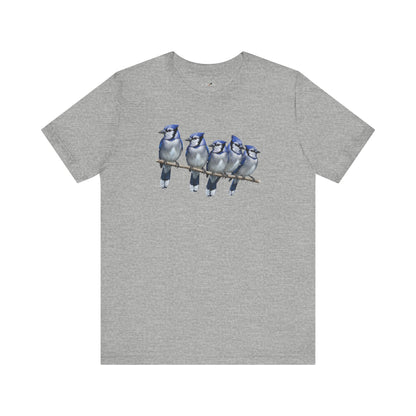 Blue Jays T-Shirt | Unisex Retail Fit Bird Lover Tee | Wildlife Birder Gift