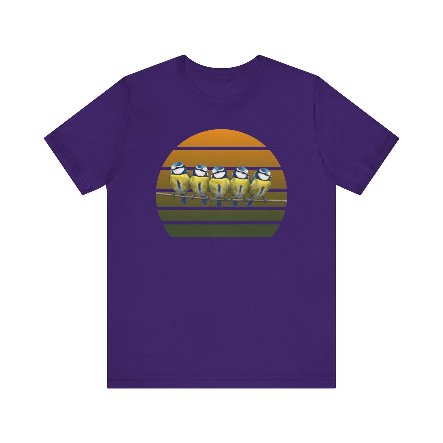 Blaumeisen Premuim T-Shirt | Geschenk für Vogelbeobachter | jz.birds